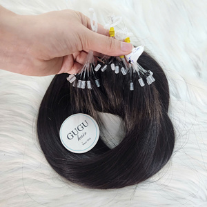Extensions de cheveux vietnamiens vierges bruts 100 % naturels, style lisse baguette, cuticules intactes, extensions de cheveux bruts H6 en gros - Product Image 4