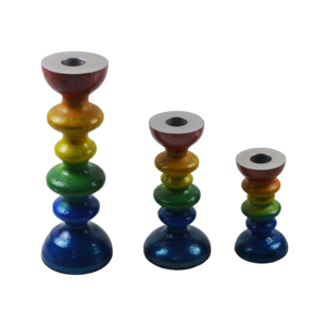 Regalos Maravillosos: Portavelas LGBT, Soporte para Velas del Orgullo LGBTQ, Regalo para Ella, Regalos para Lesbianas, Accesorios Personalizados de San Valentín con Diseño de Arcoíris - Product Image 1