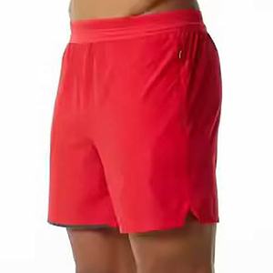Shorts décontractés pour hommes, shorts de course rouges, shorts de fitness, shorts d'entraînement, shorts de sport pour hommes à séchage rapide avec poches - Product Image 2