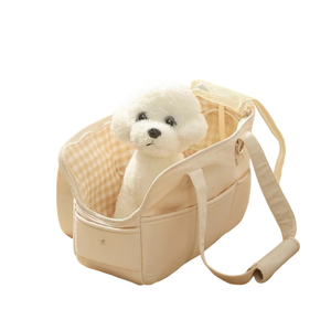 กระเป๋าใส่สัตว์เลี้ยงทรงสี่เหลี่ยมผ้าโพลีเอสเตอร์ ระบายอากาศได้ดี น้ำหนักเบา สำหรับสุนัข ใช้ถือหรือสะพายข้างได้ เหมาะสำหรับเดินทางในรถยนต์ ผลิตในเวียดนาม - Product Image 2