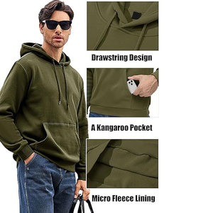 Custom Patch Embroidery Men's Hoodies Sweatshirt Vintage Washed Oversized Hoodie with Real Print Autumn Casual Wear OEM Branding - Product Image 5