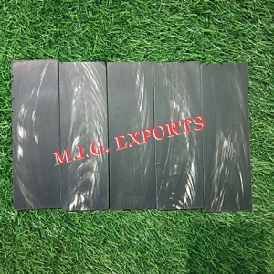 Placas de cuerno de búfalo con vetas blancas o con diseño de ojo, para monturas de gafas, mangos de cuchillos, mangos de espadas, mangos de rasuradoras y otros tipos de mangos. - Product Image 1
