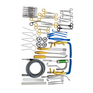 Juego de Instrumentos de Cirugía Mamaria de Acero Inoxidable con Logotipo Personalizado Directo de Fábrica, con Retractor de Fibra Óptica y Cable de Luz, Venta al Por Mayor - Product Image 3