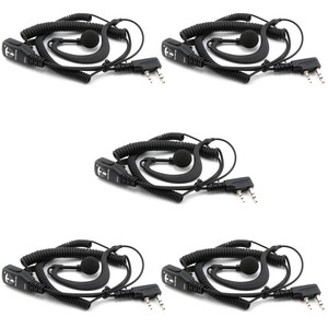 Paquete de 20 Auriculares Kenwood de 2 Pines para Walkie Talkie, Auriculares PTT en Forma de G al por Mayor para Distribuidores de Radio - Product Image 6