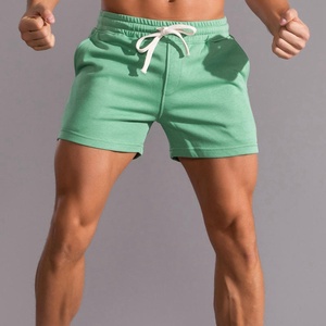 Shorts pour hommes en tissu éponge épais, style sport décontracté, respirants, en toile anti-plis, pour l'été - Product Image 3