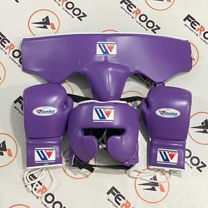 Ensemble de gants de boxe de sparring les plus vendus avec poignées en cuir véritable personnalisées pour l'entraînement en Muay Thai et en arts martiaux - Product Image 4