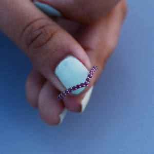 Bulk Selling The Crimson Pe ak Ruby <b>Wishbone</b> <b>Ring</b> with 925 Silver Luxury Style <b>Wishbone</b> <b>Ring</b> For Women Wear - Product Image 3