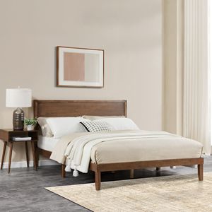 Struttura Letto Matrimoniale in Legno Premium: Design Robusto e Durevole per una Camera da Letto Confortevole che Crea Senza Sforzo uno Stile Moderno per la Casa - Product Image 2
