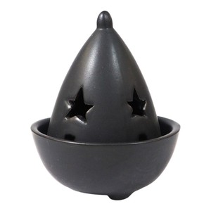 เตาเผาเครื่องหอมทรงกรวยเหล็กสไตล์วินเทจ ลายดาว ทนทาน ใช้ตกแต่งได้ พร้อมใช้งานสำหรับอโรมาเธอราพี - Product Image 1