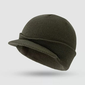 Gorro de Punto Personalizado con Diseño Jacquard Unisex, 100% Algodón, Gorro de Invierno Cálido para Adultos - Product Image 3