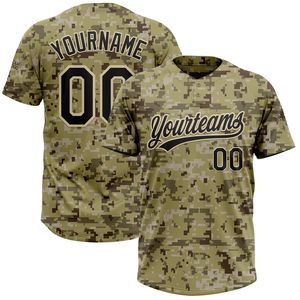เสื้อเบสบอลลายพรางแบบกำหนดเอง แขนสั้น พิมพ์ลายแบบซับลิเมชั่น ระบายเหงื่อได้ดี ผลิตจากโพลีเอสเตอร์ 100% เสื้อทีมสำหรับผู้ใหญ่แบบยูนิเซ็กซ์ - Product Image 6