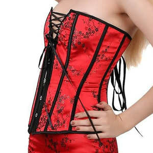 Corset en cuir respirant pour femme, avec baleines, fermeture éclair sur le devant, soutien-gorge push-up intégré, amincissant, grandes tailles - Product Image 5
