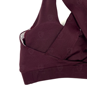 Women's Plus Size Lightweight Breathable Zippers Push up Sports <b>Bra</b> Padded Wire-Free Yoga <b>Bra</b> with Four-Way <b>Stretch</b> - Product Image 5