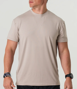 Custom Wholesale Blank Plain <b>Polyester</b> <b>Mens</b> <b>T</b> <b>Shirt</b> Plus Size Silk Screen Digital Print Front Short Sleeve Factory Direct OEM - Product Image 5