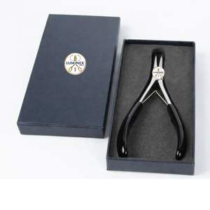 Pinzas para Extensiones de Cabello para Aplicar I-Tip y Remover K-Tip, Superficie Lisa y Plana con Dientes - Product Image 1