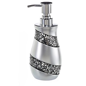 ที่จ่ายสบู่หรูหราฝังมุกสำหรับขายส่ง - หัวปั๊มโครเมียม - Product Image 3