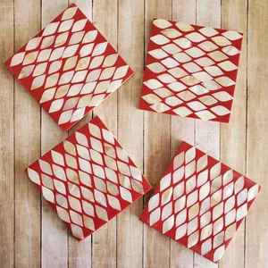 Unique Mother Of Pearl Inlay <b>Resin</b> Coasters Eco-Friendly <b>Table</b> <b>Top</b> Coaster High Quality Mats & Pads Export Quality Coaster - Product Image 4