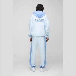 Chándal de algodón polar azul cielo para hombre - Product Image 5