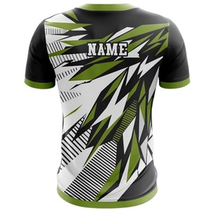 Camiseta de Juego Personalizada Unisex para Adultos, Sublimación, Secado Rápido, Cuello Redondo, Logotipo del Equipo en la Parte Delantera, Verde, Negro, Blanco, Camiseta de E-Sports - Product Image 2