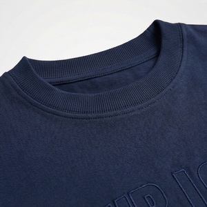Women's 2 Piece <b>Knitted</b> Solid Navy Blue Crew Neck Short Sleeve T Shirt and Above Knee Shorts <b>Set</b> Casual Loose Fit Daily Wear - Product Image 4