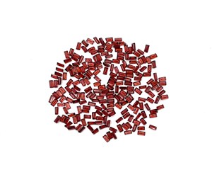 Pierre précieuse naturelle grenat du Mozambique, pierre facettée rouge taille baguette, grenat de plusieurs tailles pour la fabrication de bijoux - Product Image 5