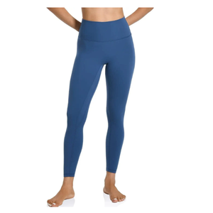 Leggings de Yoga de Cintura Alta para Mujer, con Diseño Curvo en la Espalda, de Spandex/Nailon, Transpirables y Elásticos, para Entrenamiento y Fitness - Product Image 1