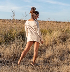 Túnica Boho Ligera de Algodón con Mangas Largas, Estilo Top, Tela Suave y Transpirable para un Uso Diario sin Esfuerzo - Product Image 2