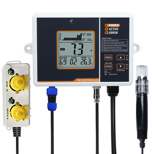 Controlador de pH Digital con Dispensación Simultánea de pH Ascendente y Descendente, Calibración Automática de 2 Puntos para Acuarios e Hidroponía (OEM) - Product Image 1