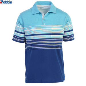 Camisetas Polo Personalizadas para Hombre, Nueva Colección, Transpirables, Casuales, con Estampado de Rayas en Contraste y un Solo Bolsillo - Product Image 3