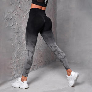 OEM 2026 <b>legging</b> high waist seamless Knitted gradient <b>tie</b> <b>dye</b> yoga <b>leggings</b> women fashion athletic wear yoga long <b>leggings</b> - Product Image 4