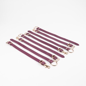 OEM Custom Genuine Leather <b>Bed</b> <b>Restraints</b> Harness Straps Style Bondage Accessories Wrist Ankle Cuffs RTTS-0130 - Product Image 4