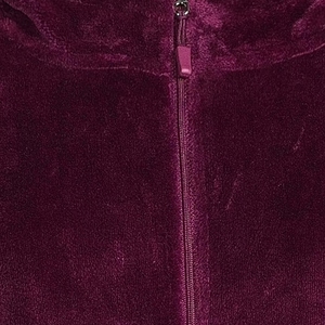 ชุดวอร์มกำมะหยี่ผู้หญิงแบบใหม่ ชุดเซ็ตสองชิ้น เสื้อฮู้ดมีซิป กางเกงจ็อกเกอร์ เนื้อผ้านุ่มสบาย ชุดลำลองสไตล์สปอร์ต - Product Image 2