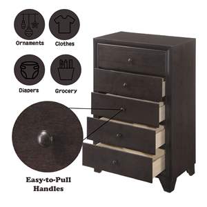 Madison Espresso Finish <b>Storage</b> <b>Chest</b> - Product Image 4