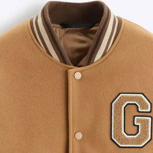 Nouvelle Collection Hiver Tendance : Blouson Teddy Homme 100% Laine Col Montant Style Urbain pour l'Extérieur - Product Image 6