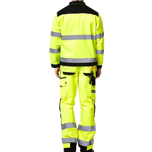 Quick Dry Comfortable Reflective Work Wear Uniform Breathable In-Stock Safety Reflective Workwear Uniform - Product Image 4