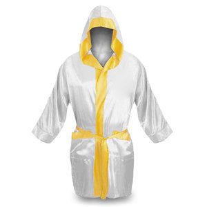 In New Stock High Quality Eco-Friendly Polyester <b>Boxing</b> <b>Robes</b> with Custom Logo Design Wholesale Price - Product Image 1
