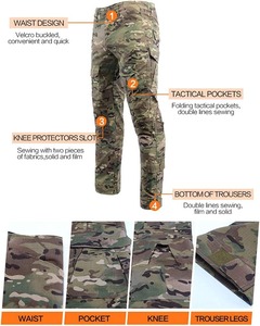 Ensemble de vêtements de chasse camouflage haut de gamme pour activités de plein air et randonnée, veste et pantalon, fabrication et vente en gros - Product Image 3