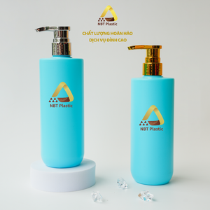 Bouteille à pompe en mousse plastique verte de 500ml | Emballage OEM du Vietnam pour shampooing revitalisant lotion nettoyant pour le visage - Product Image 5