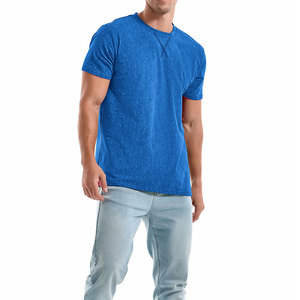 Camiseta Ringer para Hombre de Fabricantes de Productos, Color Personalizado, Estilo Vintage Desgastado y Roto, Camiseta Informal para Interiores y Exteriores, Estilo Urbano - Product Image 3