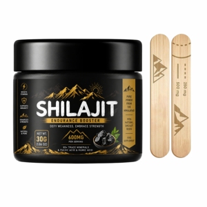 Résine de Shilajit de l'Himalaya OEM ODM 30g, 100% pure, avec 82%+ d'acide fulvique et des oligo-éléments, Shilajit de qualité supérieure pour hommes et femmes - Product Image 2