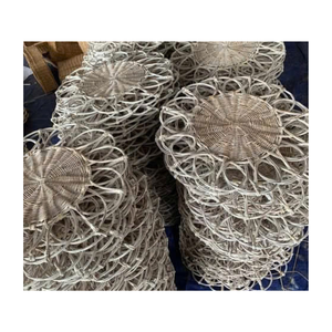 จานหวายธรรมชาติสานด้วยมือ งานฝีมือสำหรับตกแต่งโต๊ะอาหาร ใช้ได้ทั้งในบ้านและงานอีเว้นท์ จากเวียดนาม - Product Image 3