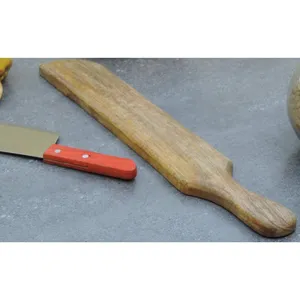 Planche à découper en bois naturel MIDAS - Respectueuse de l'environnement, compatible lave-vaisselle, forme rectangulaire, épaisseur 1,5 cm, pour la préparation des aliments en cuisine - Product Image 3