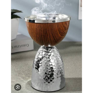Quemador de incienso de latón de diseño único con base perlada, difusor de aromaterapia para uso doméstico, quemador de Bakhoor hecho a mano. - Product Image 4