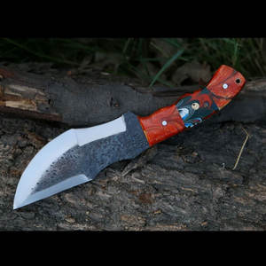 Cuchillo Utilitario para Exteriores de Acero de Damasco con Mango Natural para Camping, Pesca y Caza, Suministro de Fabricante al por Mayor - Product Image 2