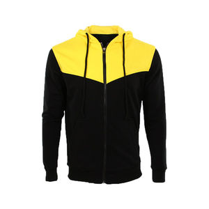 Hoodie unisexe personnalisé à fermeture éclair, coupe oversize, en molleton épais, modèle court, pour hommes, vente en gros - Product Image 1