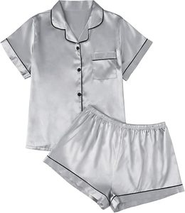 Camisón de Dormir Personalizado para Mujer, Primavera, Verano, Otoño, Invierno, Largo hasta la Rodilla, Manga Corta, Pijama de Dibujos Animados, 3XL, 100% Poliéster - Product Image 2