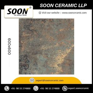 กระเบื้องบุผนังลายหินอ่อนเซเปียสีน้ำตาลเข้มแบบโมเดิร์น เคลือบเงา ขนาด 600x600 มม. ลายหินธรรมชาติ สำหรับตกแต่งภายใน - Product Image 2