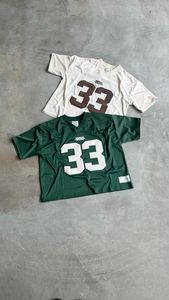 T-shirt OEM pour femme à manches longues et col en V profond, impression sérigraphique de haute qualité, personnalisable, avec patchs brodés en toile, tissu éponge et maille - Product Image 2