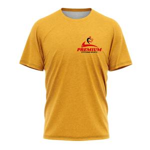 T-shirt décontracté pour homme 100 % coton, col rond, manches courtes, anti-plis, respirant, imprimé lettres, design personnalisé, logo sur mesure, en tissu peigné 200g - Product Image 1