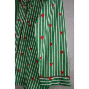 Conjunto de Pijama de Algodón Estampado para Mujer, Ropa de Dormir Suave, Ligera y Transpirable, Ropa de Dormir Cómoda para el Día a Día, Conjunto de Pijama para Mujer - Product Image 4